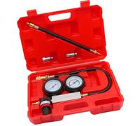 Cylinder Leak Down Tester Kit, Gasoline Engine Compression Tester Fuel Pressure Gauge For Car Automotive Truck Motorcycle Cylinder Leak Detector