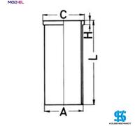 CYLINDER LINER 89177190 FOR OM314.900 OM343.910/932/934 OM340.930/932 3.8L 4cyl