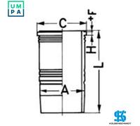 KS KOLBENSCHMIDT 89 390 110 Cylinder Caddy