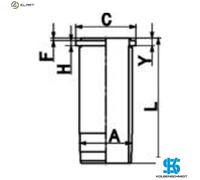 CYLINDER LINER 89578110 FOR TD63E/63ES 5.5L 6cyl