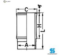 CYLINDER LINER 89735110 FOR PX-9370/9380/9400/9450 8.9L 6CTAA8.3/CT8.3 8.3L 6cyl