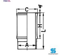 Cylinder Sleeve Liner 89735110 KS 3800328 3907177 3948095 6C8.3 6CT8.3 6CTAA8.3