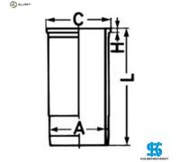CYLINDER LINER 89816110 FOR D2066LF01/2066LF02/2066LF03/2066LF04 10.5L 6cyl