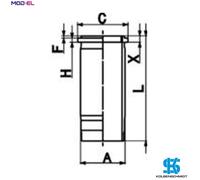 New Cylinder Sleeve 1603977 1603978 1812652 1819534 1828571 1865154 2117828