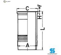 CYLINDER LINER 89912110 FOR DXi11330/11370/11440/11450 10.8L 6cyl