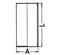 Cylinder liner Semi 89824190 KOLBENSCHMIDT for MITSUBISHI PAJERO/SHOGUN Mk II