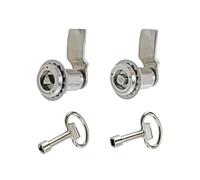 Cylinder Lock 304 Stainless Steel Control Cabinet Iron Door Triangle Four Corner Tongue 1Pcs(Triangle Adjustable)