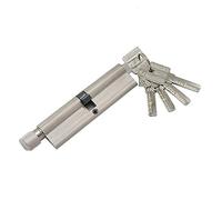 Cylinder Lock, Security Door Center Asymmetry Lock Cylinder Plastic Steel Aluminum Alloy Eccentric Core(55x35t)