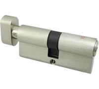 Cylinder Lock, Toilet Brass Lock core BK keyless 70mm 75mm 80mm 90mm Without Key(90mm)