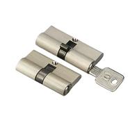Cylinder Lock,Upvc Door Locks 2 Locks with 8 Same Keys Length70mm Height 29mm Lock Cylinder Both Sides for Indoor Bedroom Door Lock