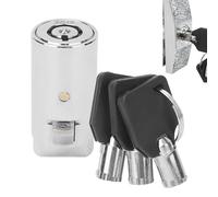 Cylinder Lock - Vending Machine Lock - Tubular Anti -pry | Soda Machine for Zinc Alloy Tubular Table | Anti-Burglar for Industrial Tank, PE