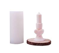 Cylinder Mold Love Heart Silicone Molds Handicrafts Molds for Resin Casting Heart Shaped Silicone Mold