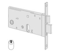 Cylinder mortise lock for Cisa bands 44460