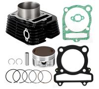 Cylinder Piston Crankshaft Set 83mm Cylinder Jug Piston Gasket Kit Fit For Big Bear, Bruin, Grizzly, Moto-4, Warrior, Wolverine 350