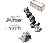 Cylinder Piston Crankshaft Set Forged 4-Web Rebuild Kit Crankshaft Oil Pump Fit For 3 4 5 X3 X6 3.0Diesel N57D30A