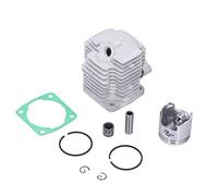 Cylinder Piston Gasket Kit for 2 Stroke Engine, Metal Replacement Set Easy Installation for Dirt Bike ATV Quad Pocket Motorcycle Minimoto
