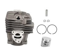 Cylinder Piston Kit for MS261 Chainsaw, 44.7mm Bore DieCast Aluminium Replacement Assembly with Rings and Pin