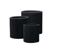 Cylinder Planter Set of 3 - Grey