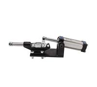 Cylinder Pneumatic Clamp, Air Toggle Clamp, Precision Control, Automatic Metal Holding Tool, with Adjustable Cylinder, for Welding and Assembly, Carbon Steel Body