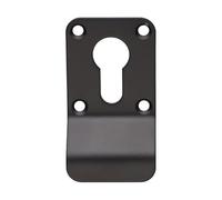 Cylinder Pulls for Doors Durable Pull Handles for Smooth Operation with Euro Profile and Standard Cylinder Lock Systems (Euro Profile, Matt Black, 78mm x 44mm)