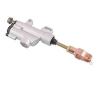 Cylinder Pump Motorcycle Rear Hydraulic Brake Master Cylinder Pump Fit For 50cc 70cc 110cc 125cc 150cc 250cc ATV Pit Pro Dirt Bike(Sliver)