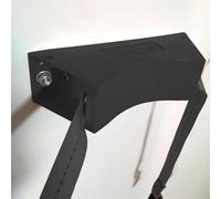 Cylinder Rack Oxygen Cylinder Wall Mount Bracket, ABS Plastic Gas Oxygen Tank Holder(Schwarz)