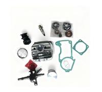 Cylinder Set Big Bore 44.7MM with Crankshaft Bearings Oil Seal Gaskets Spark Plug Fit for MS260(B with crankshaft)