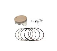 Cylinder Set Piston Ring And Gasket Kit 74MM Air-Cooled 250CC Upgraded 300CC Compatible With ZS172FMM-3 CB250-F Engine(Piston Ring Pins)