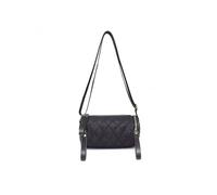 Cylinder Shape 4 Zipped Compartments Cross Body Bag JFY Black One Size