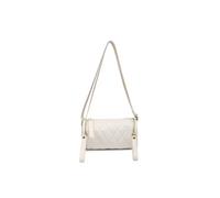 Cylinder Shape 4 Zipped Compartments Cross Body Bag JFY Off White One Size