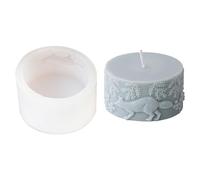 Cylinder Silicone Mold with Delicate Patterns Crafting Molds Soap Molds Suitable for Various Occasions Mold