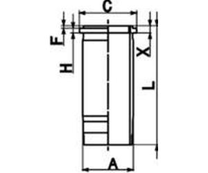 Cylinder Sleeve Liner 89937110 KS 2022135 2037845
