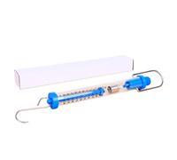 Cylinder Spring Scale Tool for Physics Experiments Science Laboratory Use with 6 Measurement Ranges from 1N to 30N Hanging Balance Scale