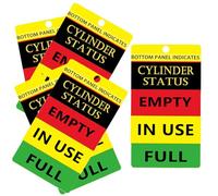 Cylinder Status Sign Tags,Full,In Use,Empty Cylinder Cardboard, 2x4 inch Gas Status Tanks Cardstock Cylinder Cardboard for Checking The State of The Cylinder (100 Pcs)