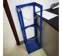 Cylinder Storage Cabinet for Helium, Nitrogen, Chlorine, Durable Fixed Rack for Laboratories and Hospitals, Fire Extinguisher Bracket, Indoor/Outdoor Use