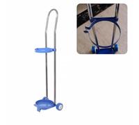 Cylinder Tank Holder Freestanding Oxygen Cart Trolley, 31.99(110cm/43.3in)