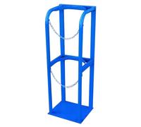 Cylinder Trolley Steel Gas Storage Rack Floor Standing Tanks，Oxygen cylinder rack,Heavy-Duty Oxygen Tank Storage Rack, Floor-Mounted Cylinder Shelf Holds 1-4 Ga