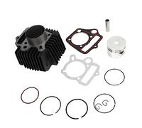 Cylinder Valve Rebuild Kit, Cylinder Piston Rebuild Kit Heavy Duty 52.4mm Bore Barrel Cylinder Top End Valve Rebuild Gasket Set for 110 CD110