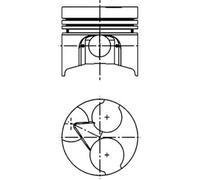 Cylinders/Pistons KOLBENSCHMIDT 40411600