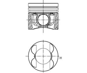 Cylinders/Pistons KOLBENSCHMIDT 40809620 for MERCEDES-BENZ
