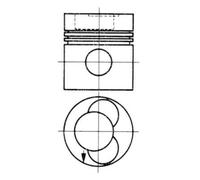 KS KOLBENSCHMIDT 92 581 610 Piston