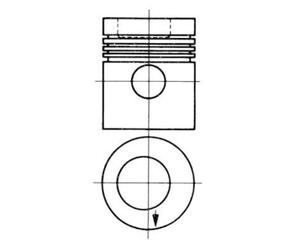 Cylinders/Pistons KOLBENSCHMIDT 93882600 for MERCEDES-BENZ