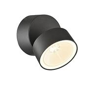Cylindl outdoor Wall Mount Light Black die-cast aluminum matte lamp body Wall Lamp 4000K warm white light Wall Sconce The lamp body can be turned to design ideas up and down lig