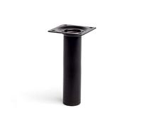CYLINDRIC Leg Steel in Black Color MOD. 401G. Dimensions Ø3x9,4 cm 2-401G.150.03 REI