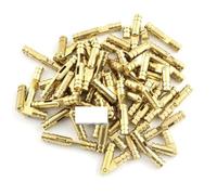 Cylindrical Barrel Hinge, Brass Concealed Barrel Hinge 20 Pcs Dia.4-5mm L15-30mm for DIY Woodworking(Dia.5 L17 Mm)