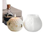 Cylindrical Candle Mold - Handmade Reusable | Silicone Hive Pillar Candles for Home, School, Studio, Party, and Adults, Profess Hobby