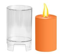 Cylindrical Candle Moulds - Column Craft Kit, Aromatherapy Wax Maker, Durable Cylinder Shape with Gentle Release Function | DIY Art Gift, Home Decoration, Studio Workshop, Creative Candle Maker