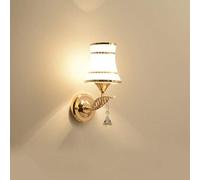 Cylindrical Classic Wall Lamp Postmodern Vienna Glass Bedroom Bedside Wrought Iron Wall Sconce Lighting Living Room Study Store Room E27 Wall Lantern Fixture