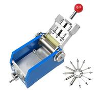 Cylindrical Coating Flexibility Tester, Paint Film Bending Tester with 12 Stainless Steel Shafts, for Evaluating Paint and Varnish Flexibility