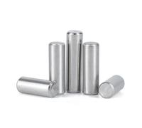 Cylindrical Dowel Pins Pegs, Stainless Steel Cylindrical Locating Dowel Pins M1-M8 x 4-100mm Silver White Pack Of 10-50pcs GB119(60mm,M2 x20pcs)